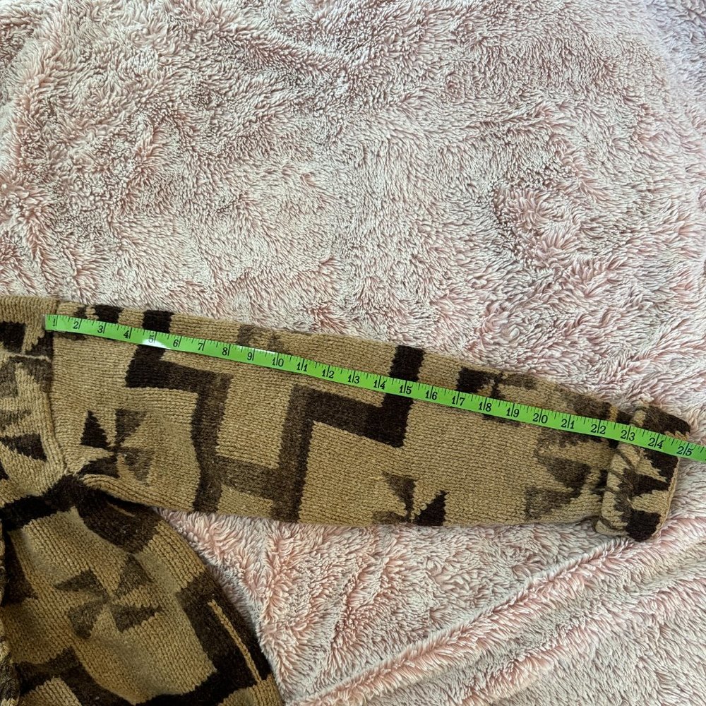 Vintage Ralph Lauren Country Shawl Cardigan Native Manji Pattern  RARE FIND - Picture 6 of 8